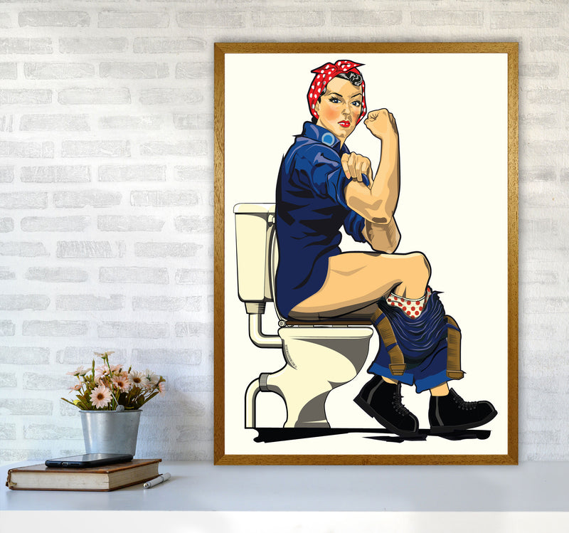 We Can Do It Loo by Wyatt9 A1 Print Only