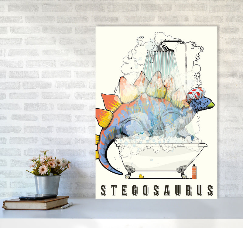 Steg Bathroom Print by Wyatt9 A1 Black Frame