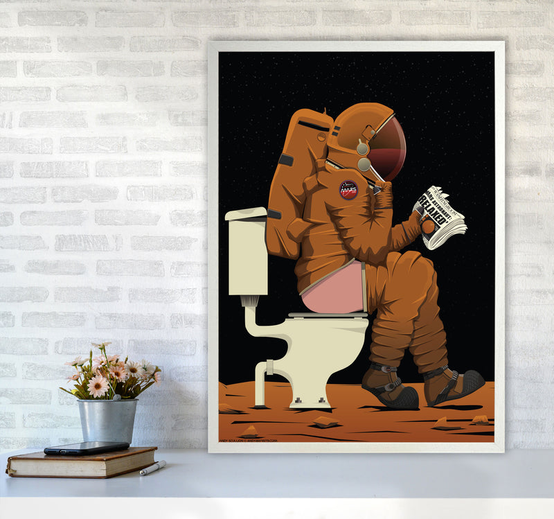 Mars on Loo by Wyatt9 A1 Oak Frame