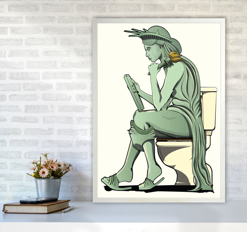 Statue of Liberty Loo by Wyatt9 A1 Oak Frame