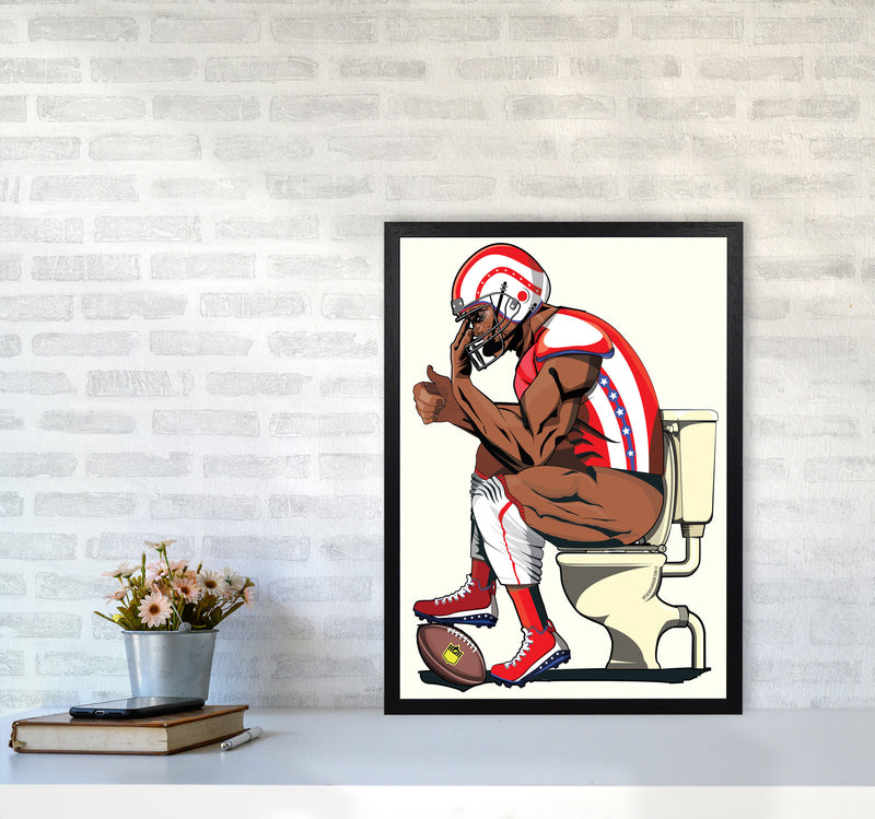 American Football by Wyatt9 A2 White Frame