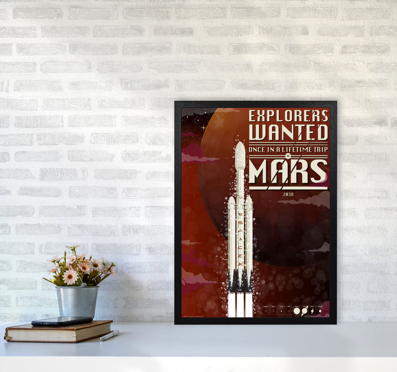 SpaceX by Wyatt9 A2 White Frame