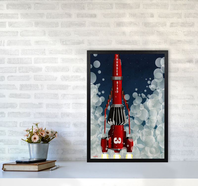 Thunderbird Three by Wyatt9 A2 White Frame