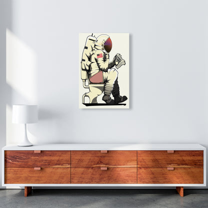 Astronaut Loo Art Print by Wyatt9 A2 Canvas