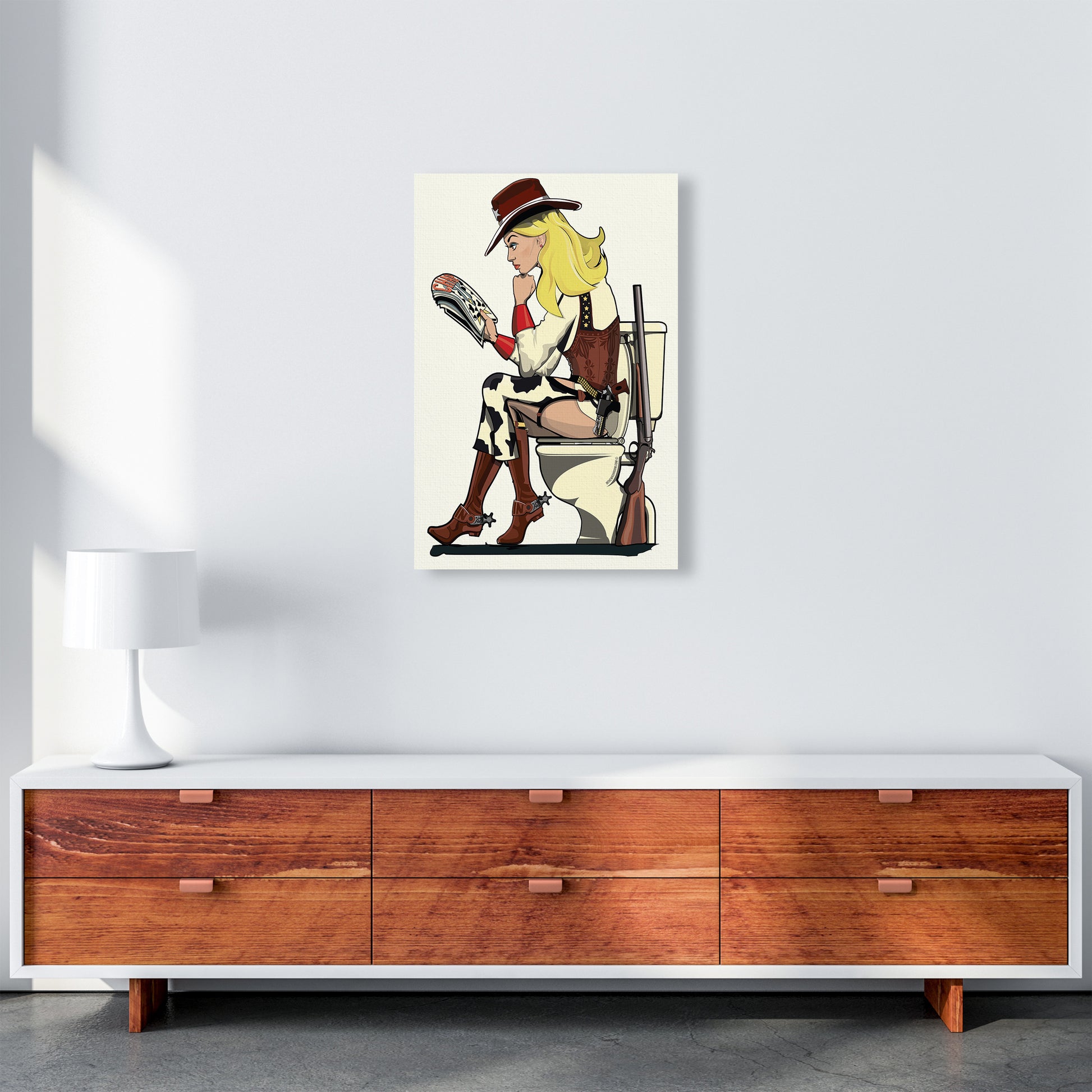 Cowgirl by Wyatt9 A2 Canvas