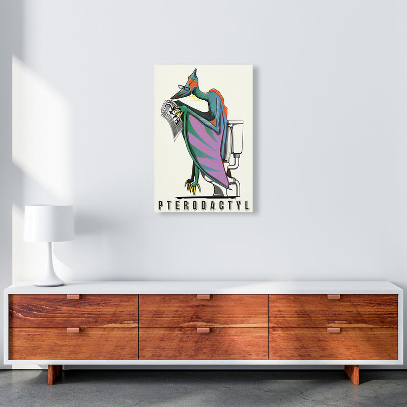 Flying Dino by Wyatt9 A2 Canvas