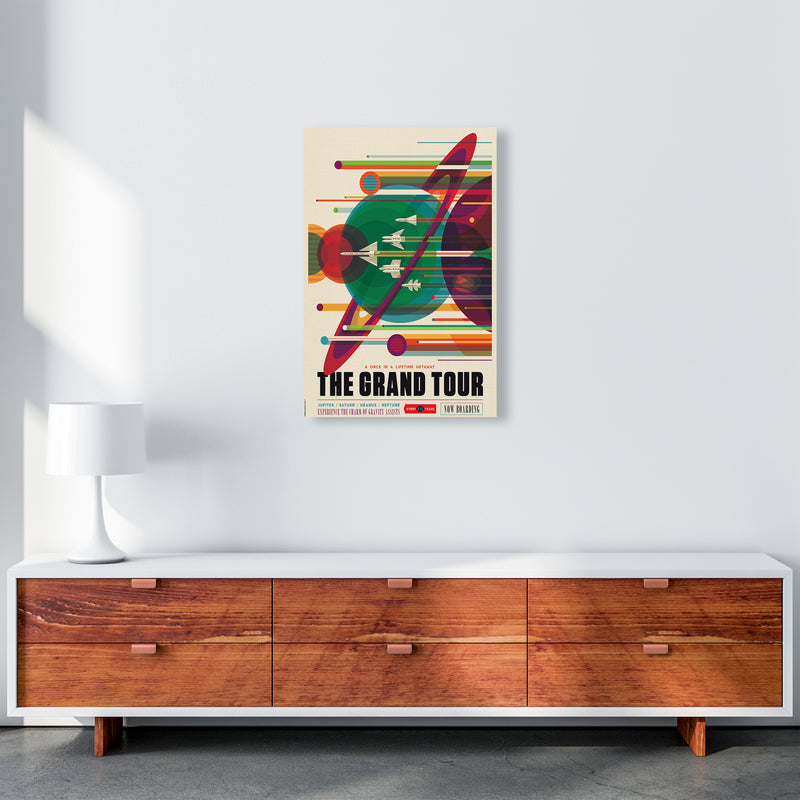 Grand Tour Retro Art Print by Wyatt9 A2 Canvas