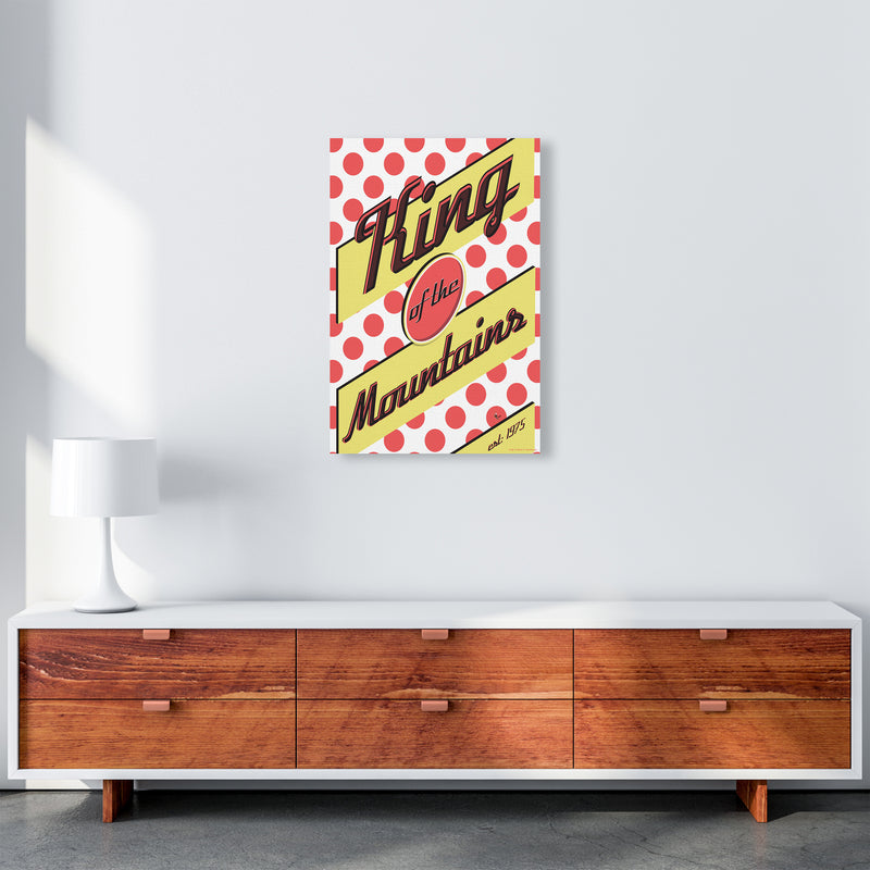 KOTM Cycling Print Red by Wyatt9 A2 Canvas