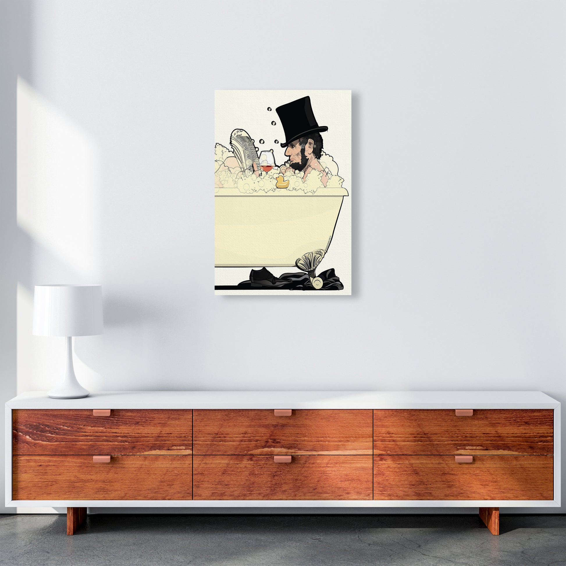 Lincoln Bath by Wyatt9 A2 Canvas