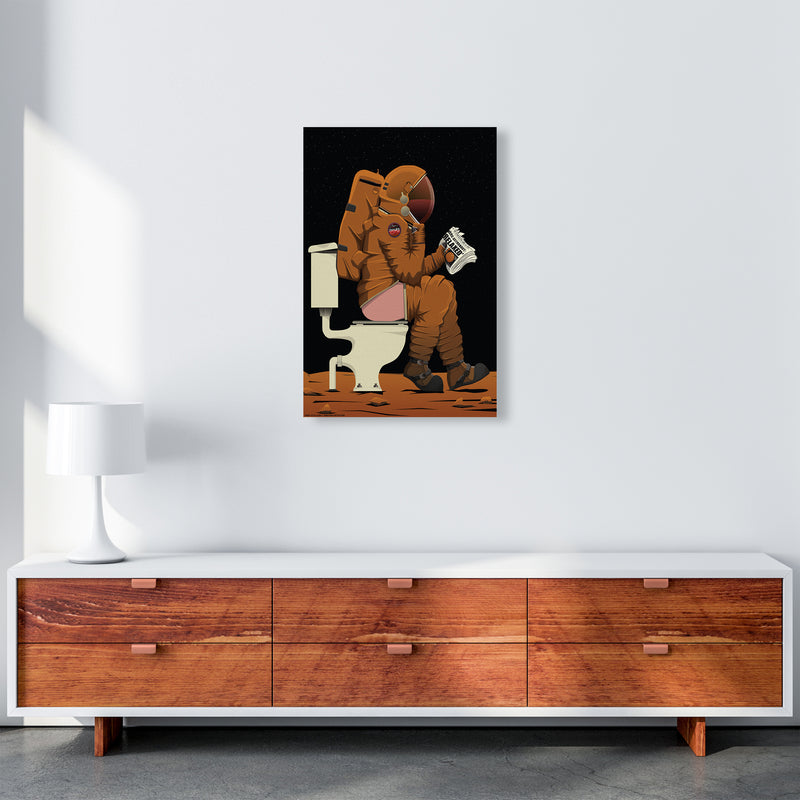 Mars on Loo by Wyatt9 A2 Canvas