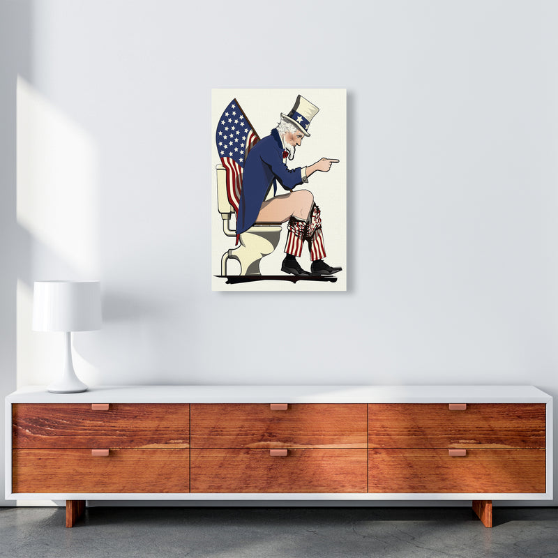 Uncle Sam loo Right by Wyatt9 A2 Canvas
