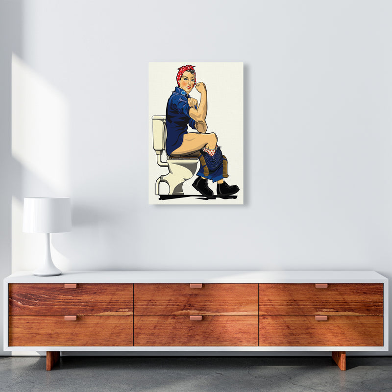 We Can Do It Loo by Wyatt9 A2 Canvas