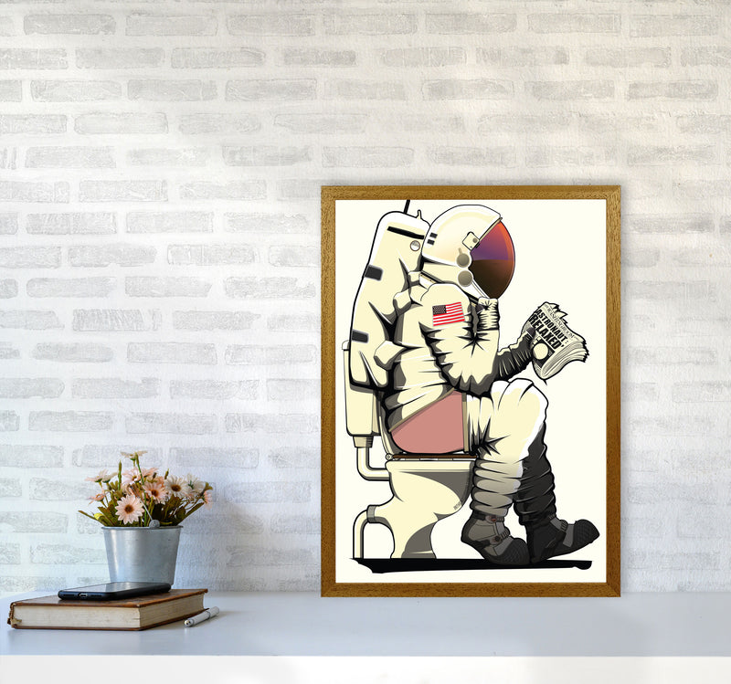 Astronaut Loo Art Print by Wyatt9 A2 Print Only