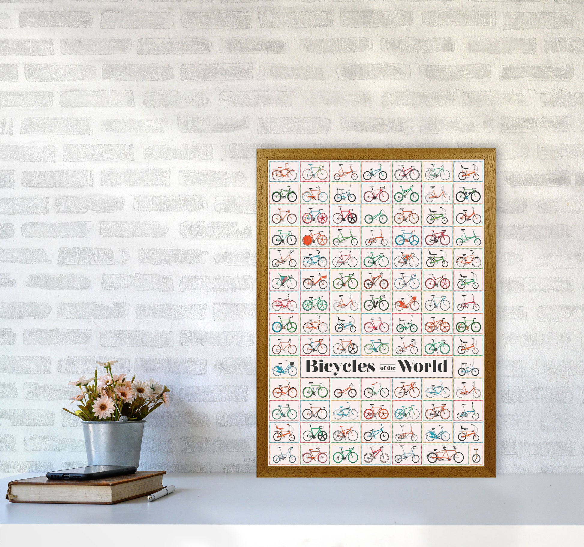 Bicycle of the World by Wyatt9 A2 Print Only