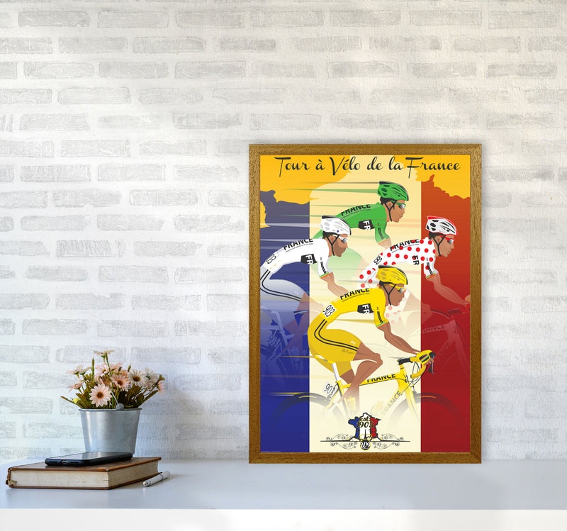 Jerseys Cycling Print by Wyatt9 A2 Print Only
