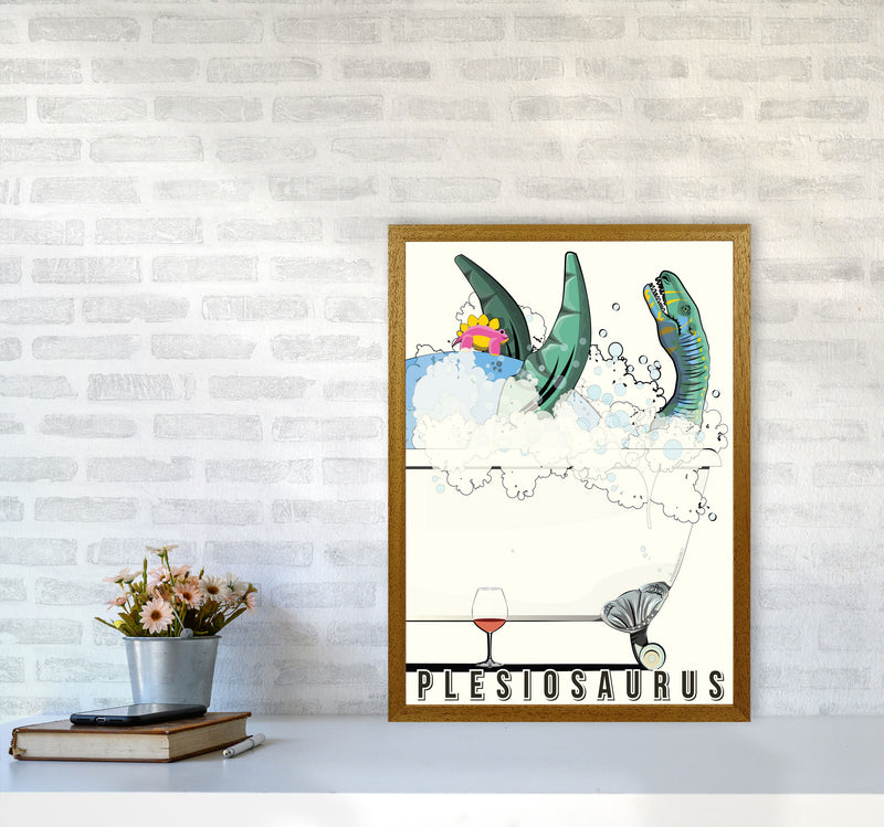 Swimming Dino by Wyatt9 A2 Print Only
