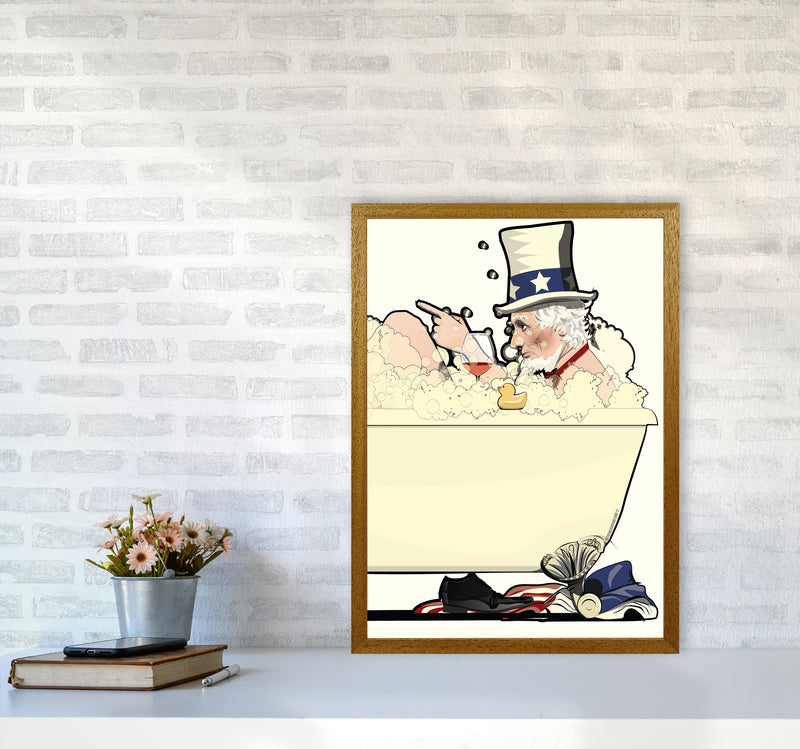 Uncle Sam Bath by Wyatt9 A2 Print Only