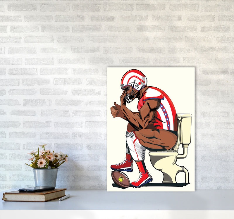 American Football by Wyatt9 A2 Black Frame