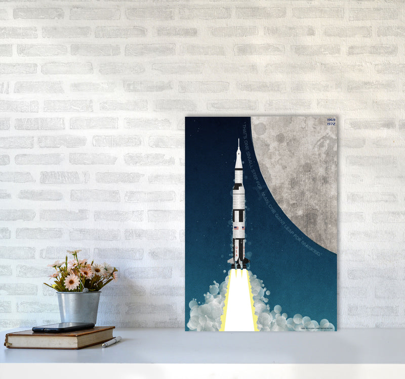 Apollo Art Print by Wyatt9 A2 Black Frame