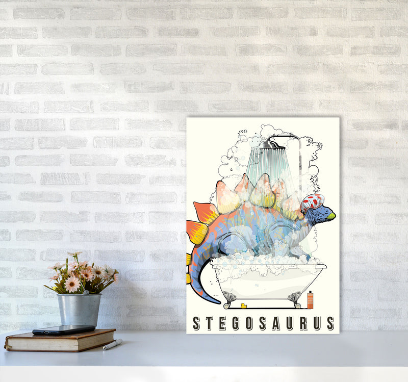 Steg Bathroom Print by Wyatt9 A2 Black Frame