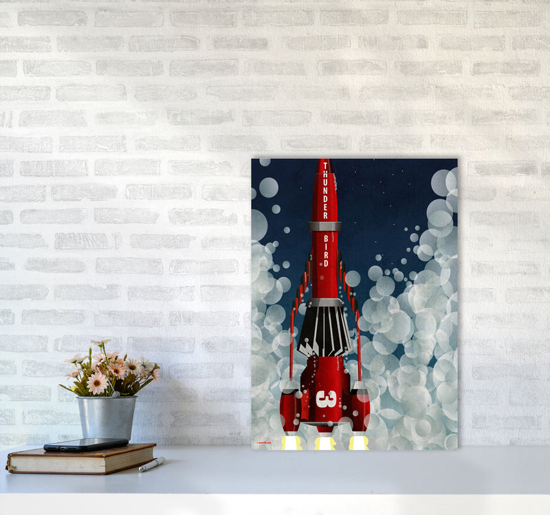 Thunderbird Three by Wyatt9 A2 Black Frame