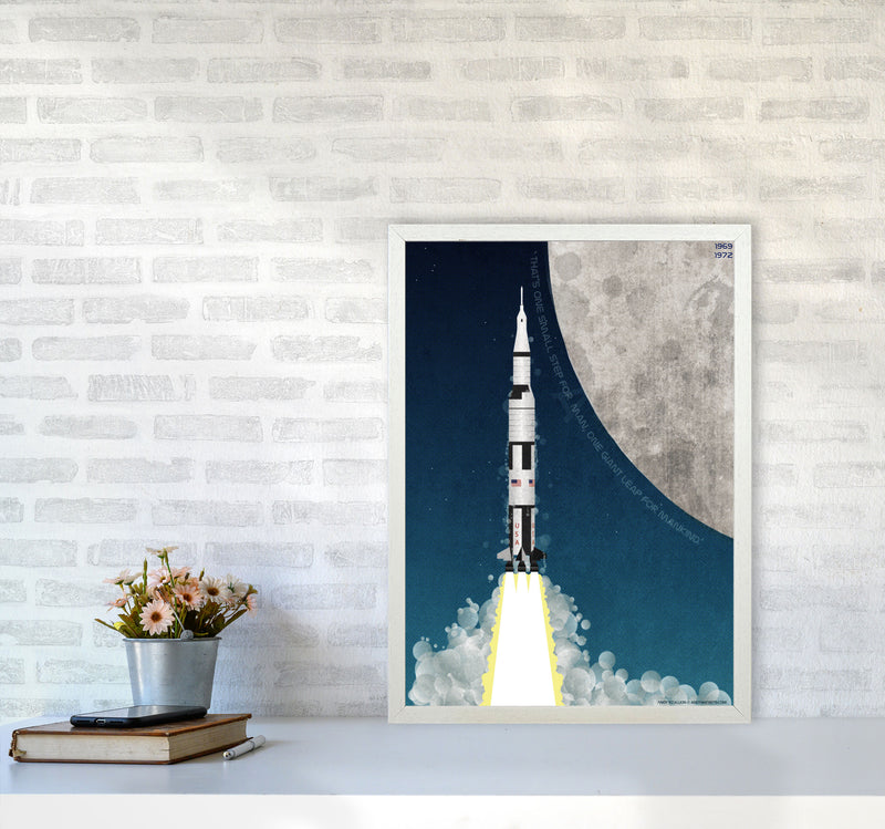 Apollo Art Print by Wyatt9 A2 Oak Frame