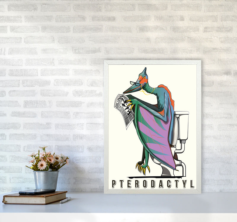 Flying Dino by Wyatt9 A2 Oak Frame