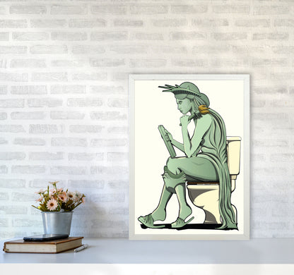 Statue of Liberty Loo by Wyatt9 A2 Oak Frame