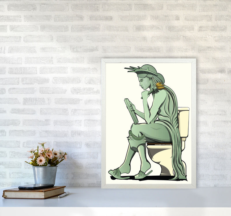 Statue of Liberty Loo by Wyatt9 A2 Oak Frame