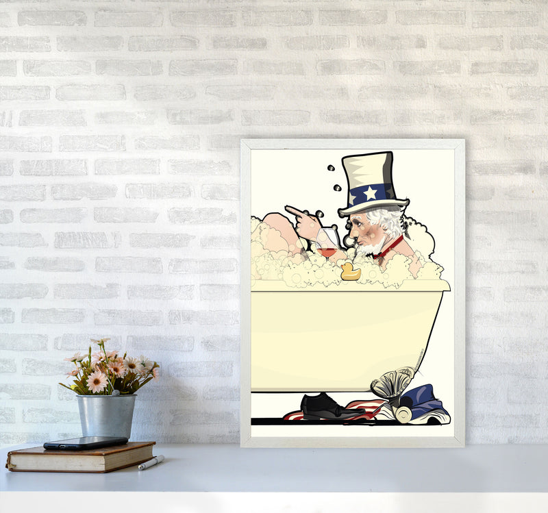 Uncle Sam Bath by Wyatt9 A2 Oak Frame