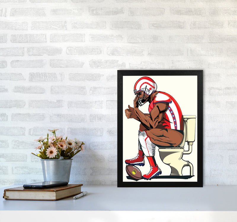 American Football by Wyatt9 A3 White Frame