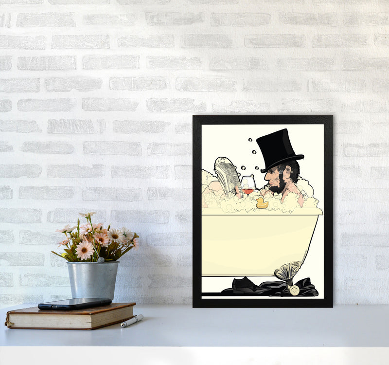 Lincoln Bath by Wyatt9 A3 White Frame