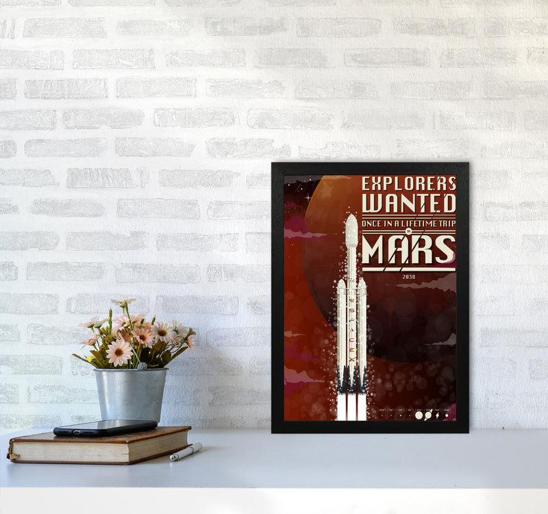 SpaceX by Wyatt9 A3 White Frame