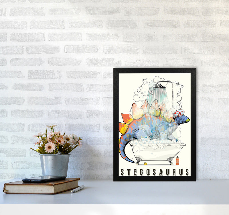 Steg Bathroom Print by Wyatt9 A3 White Frame