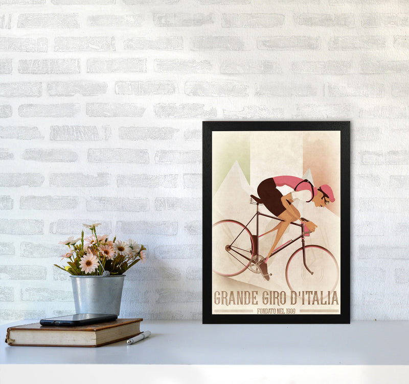 Vintage Giro by Wyatt9 A3 White Frame