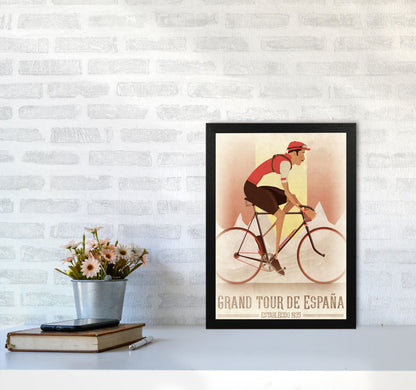 Vintage Spanish Tour by Wyatt9 A3 White Frame
