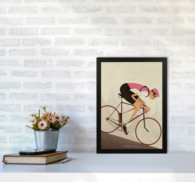 Vintage Downhill by Wyatt9 A3 White Frame