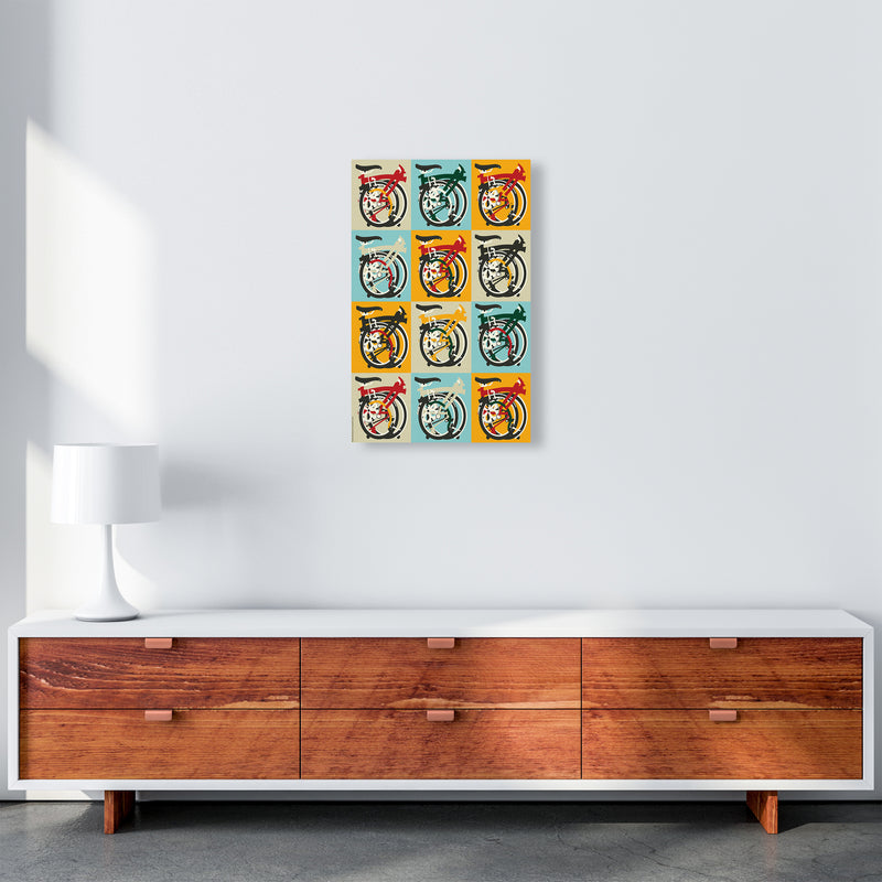 Brompton 2 Cycling Art Print by Wyatt9 A3 Canvas