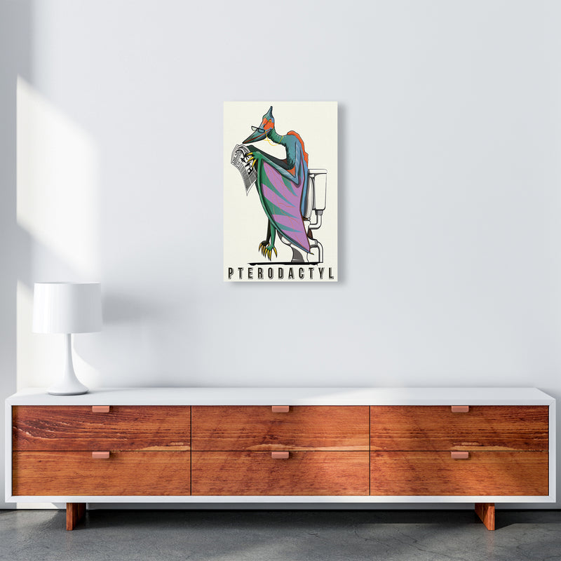 Flying Dino by Wyatt9 A3 Canvas
