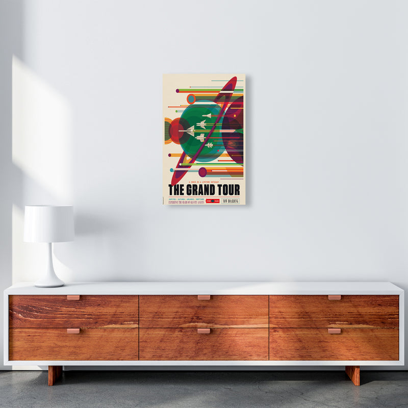 Grand Tour Retro Art Print by Wyatt9 A3 Canvas