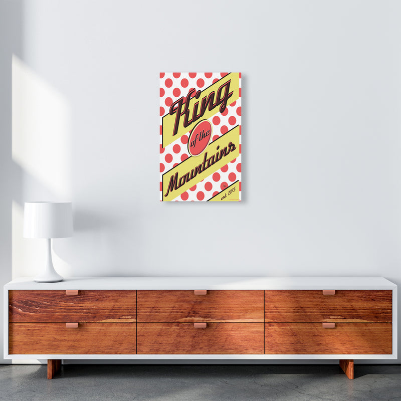 KOTM Cycling Print Red by Wyatt9 A3 Canvas