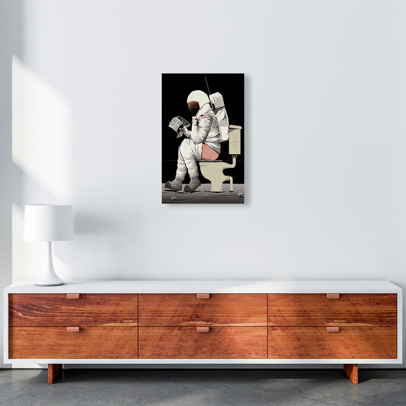 Moon on Loo by Wyatt9 A3 Canvas