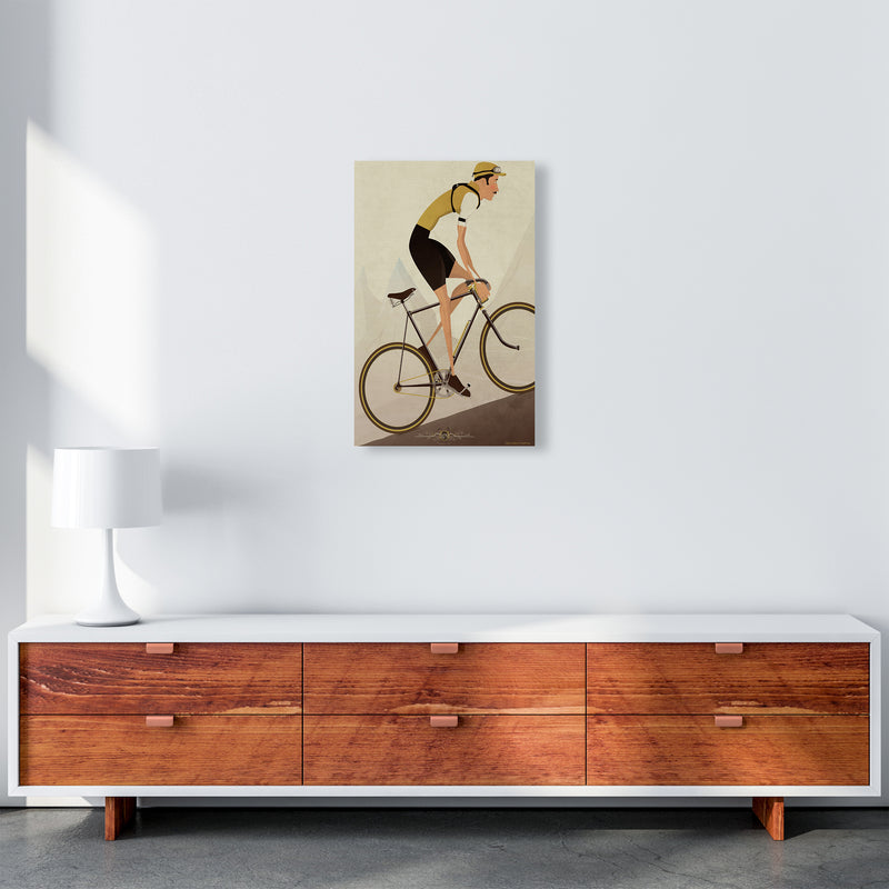 Vintage Cycling Print by Wyatt9 A3 Canvas