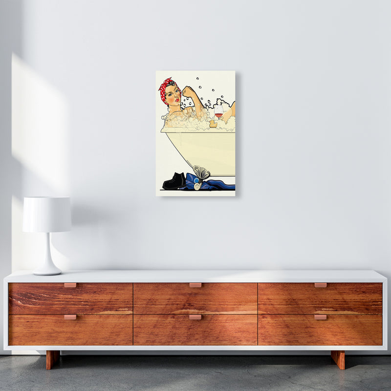 We Can Do It Bath by Wyatt9 A3 Canvas