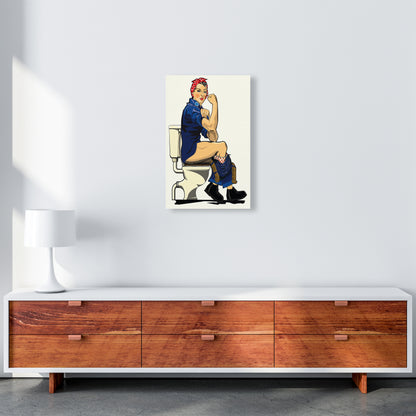 We Can Do It Loo by Wyatt9 A3 Canvas