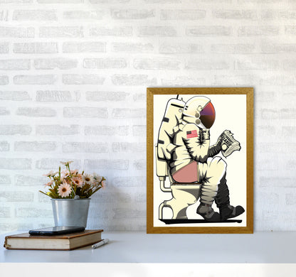 Astronaut Loo Art Print by Wyatt9 A3 Print Only