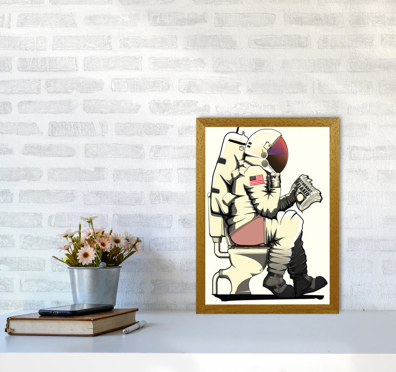 Astronaut Loo Art Print by Wyatt9 A3 Print Only
