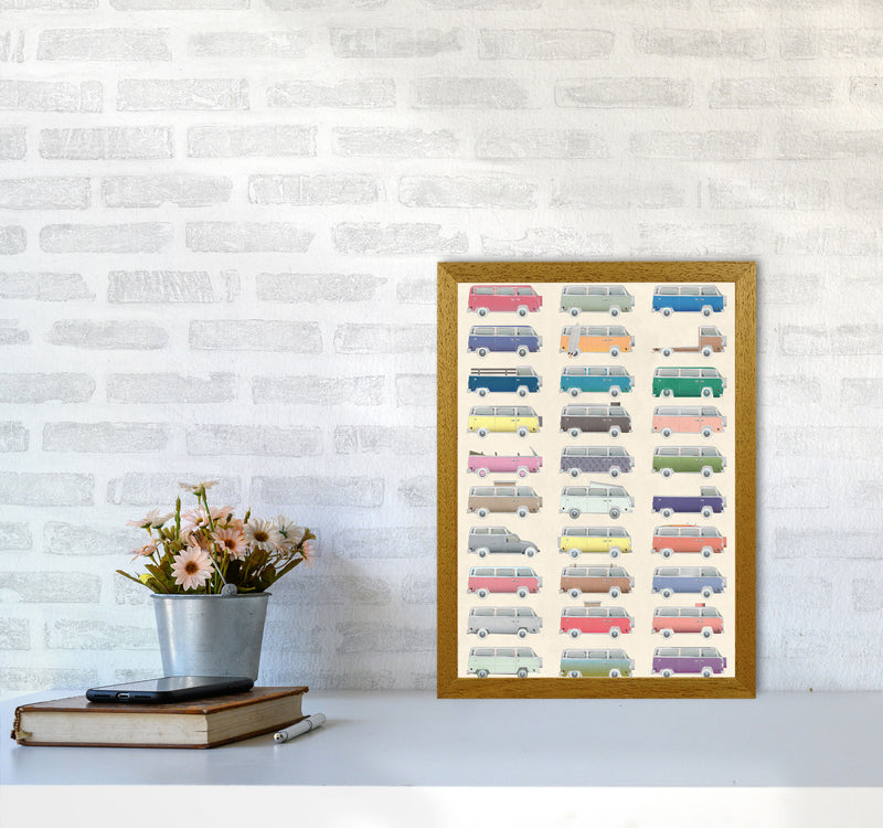 Camper Vintage Print by Wyatt9 A3 Print Only