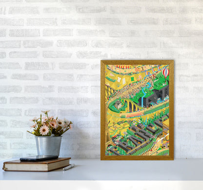 Isometris TDF Cycling Print by Wyatt9 A3 Print Only