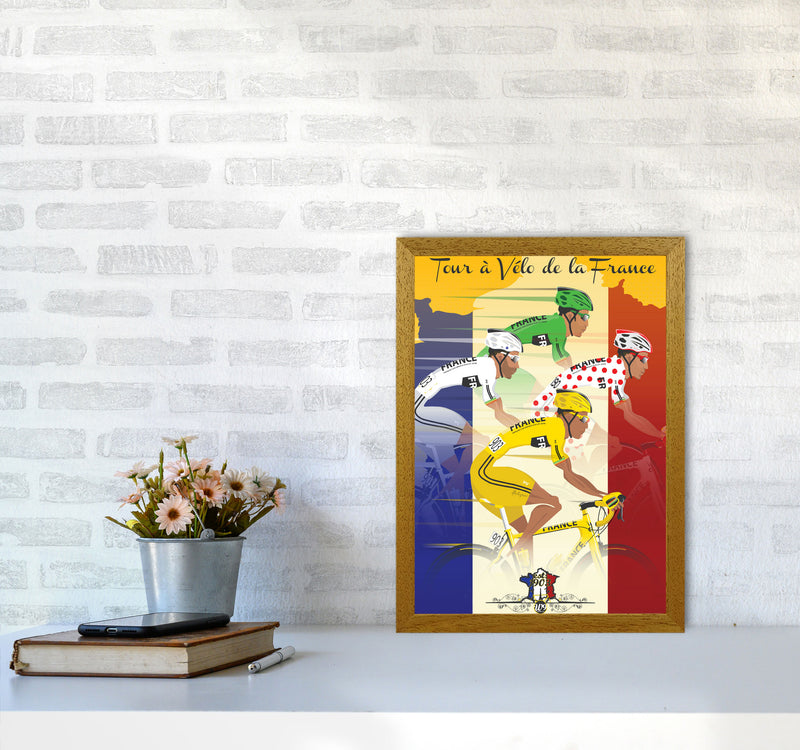 Jerseys Cycling Print by Wyatt9 A3 Print Only